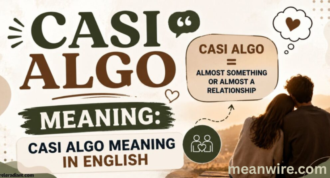 Casi Algo Meaning